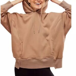 Free People Sprint to the Finish Hoodie Womens Small Athleisure Comfy Casual